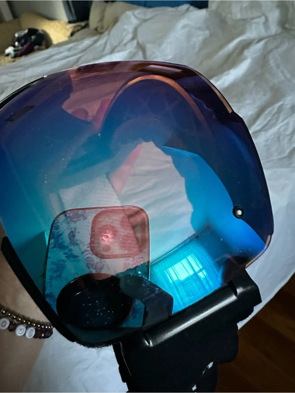 Goggles with Spare Green Lens SMITH I/O MAG CromoPop Blue/Purple Mirrored